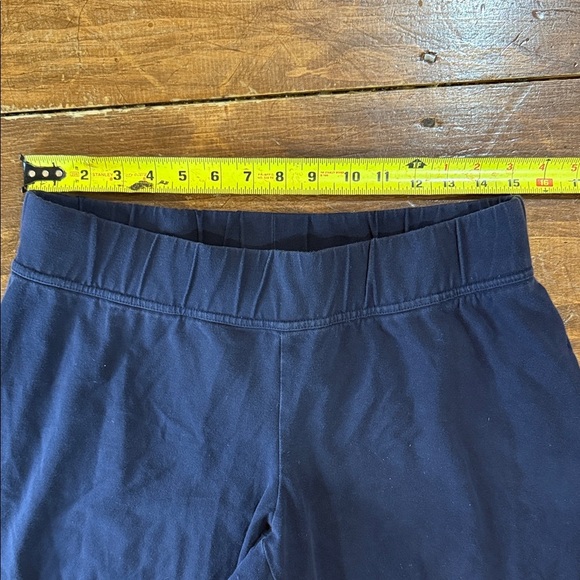 Lands' End Starfish Slim Leg Pants Cotton Stretch Navy Size Large - Picture 4 of 11